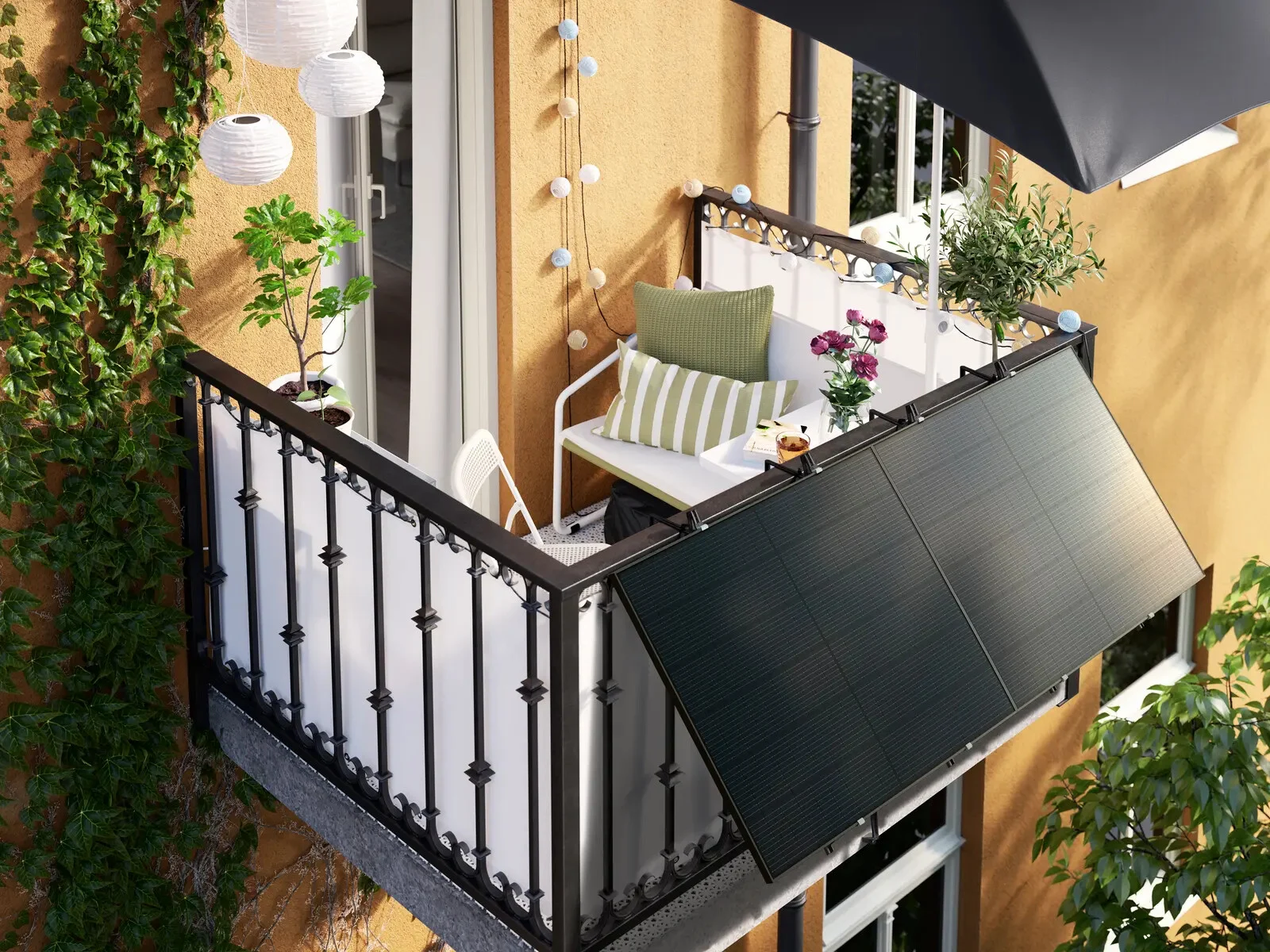 IKEA se lance dans la batterie solaire pour balcon à des prix abordables