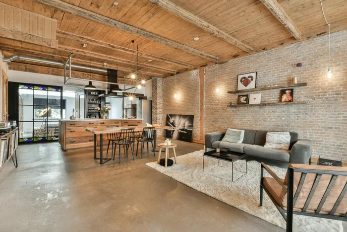 salon sol béton ciré loft 105m2 Amsterdam salon sol béton ciré loft 105m2 Amsterdam