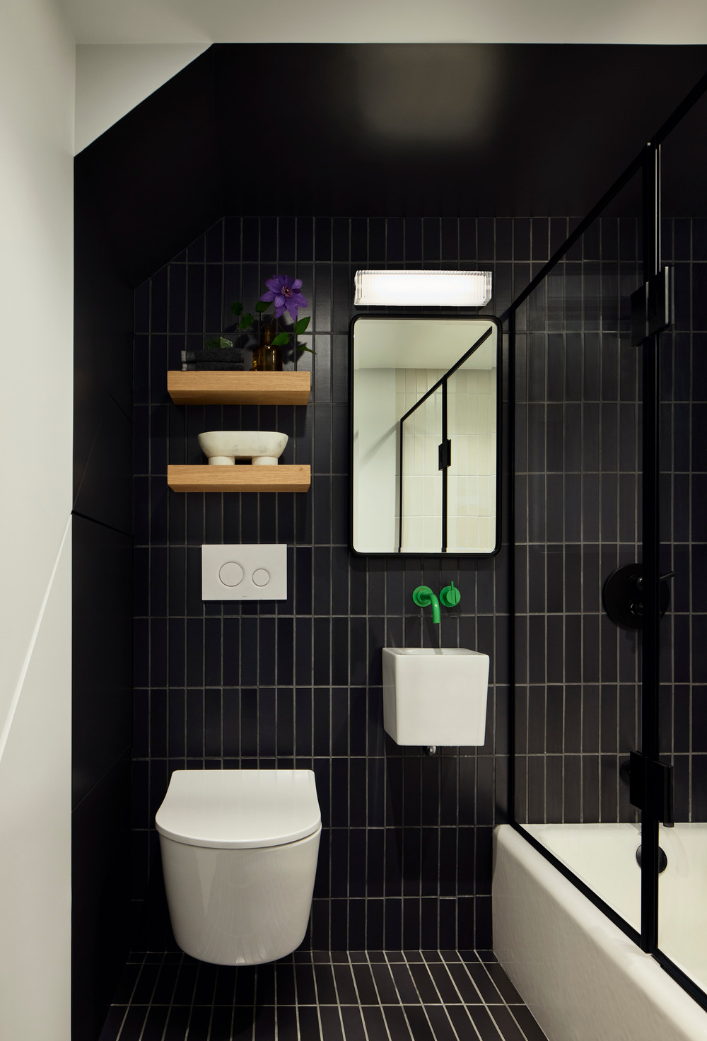salle de bain blanche et noire design salle de bain blanche et noire design