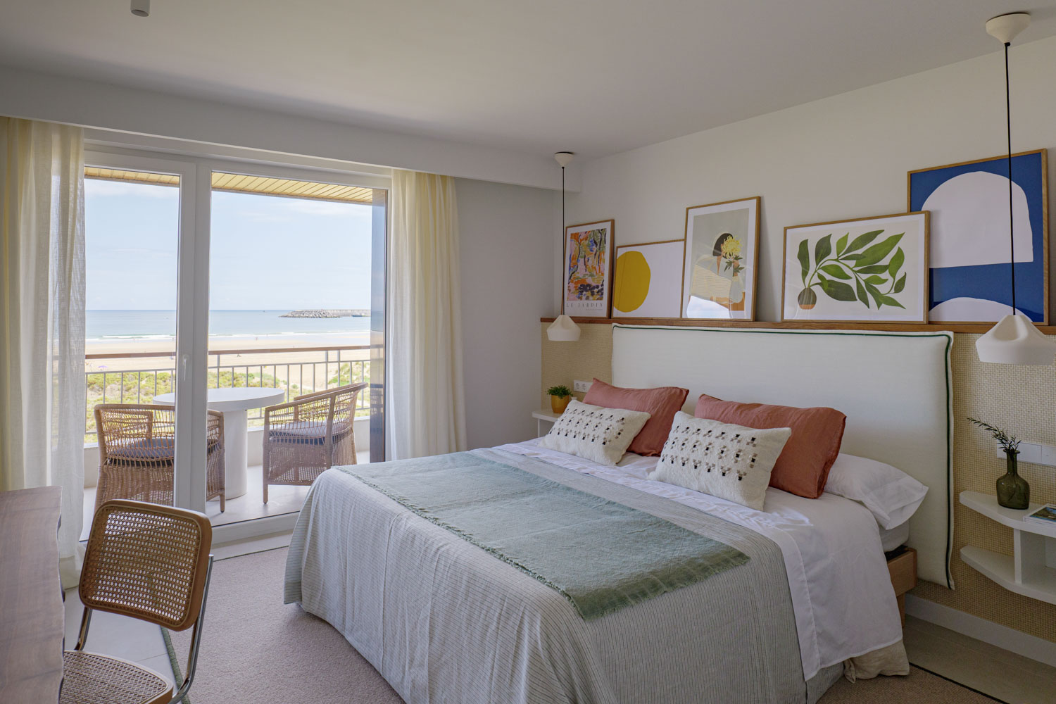 chambre décoration contemporaine appartement bord de mer chambre décoration contemporaine appartement bord de mer