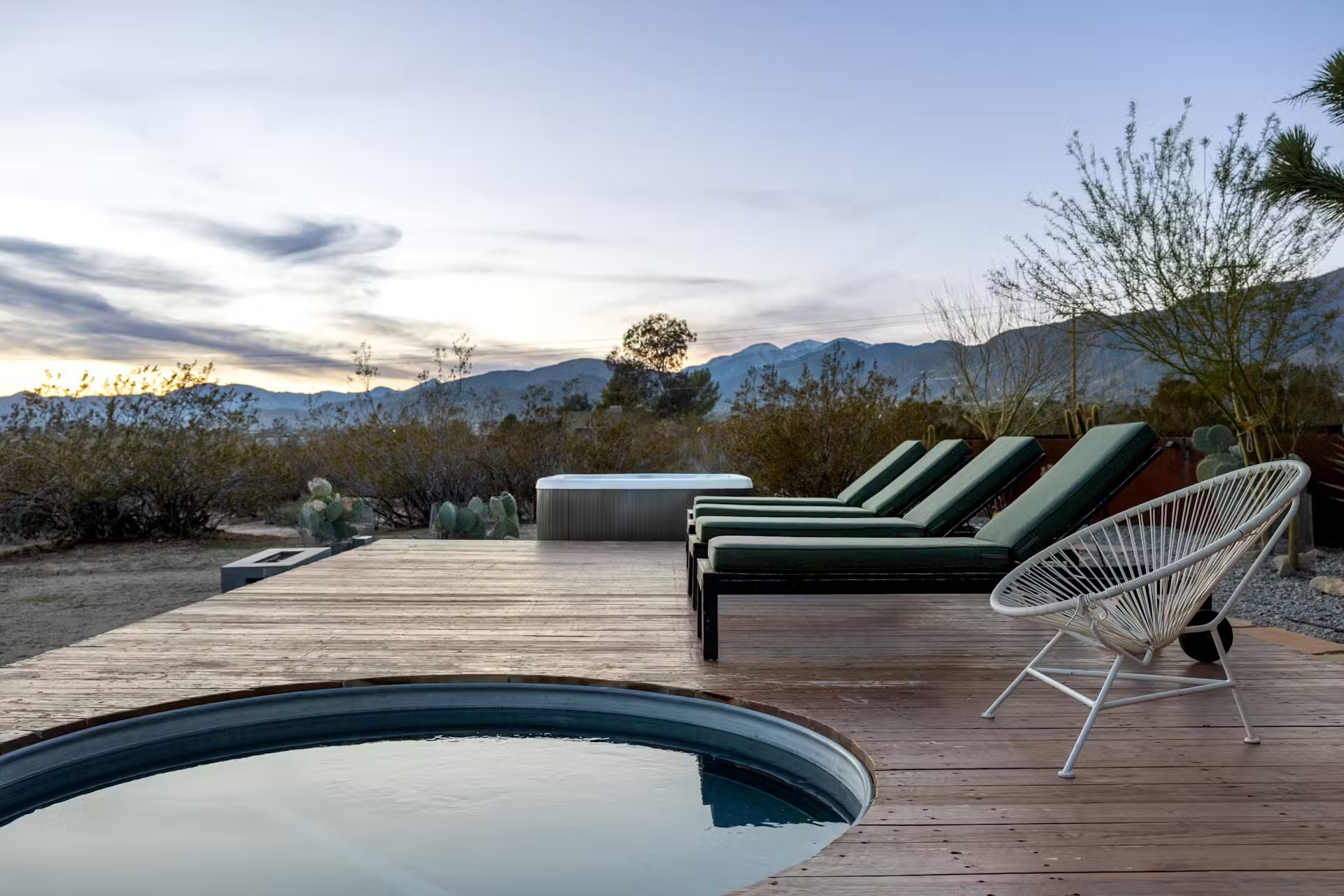 terrasse avec plunge pool ronde terrasse avec plunge pool ronde