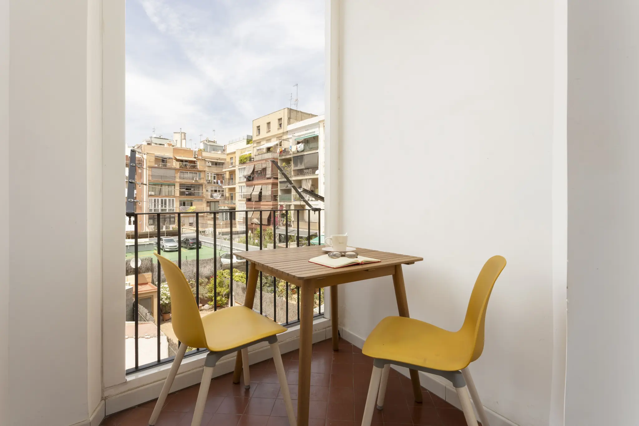 balcon appartement familial de 105m2 Barcelone balcon appartement familial de 105m2 Barcelone