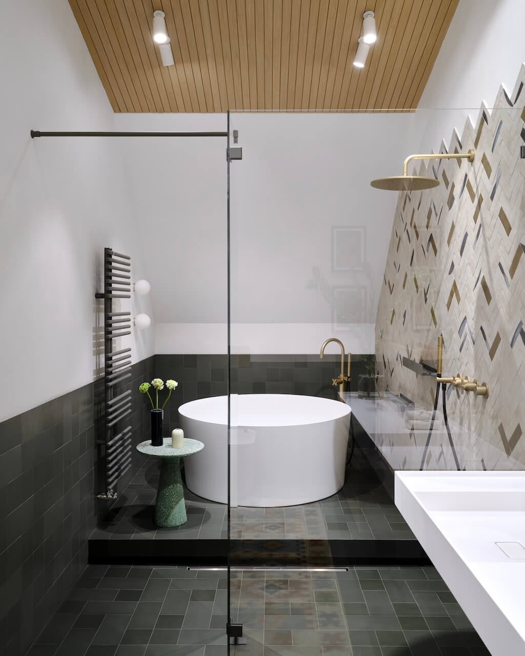 salle de bain design avec baignoire ronde salle de bain design avec baignoire ronde