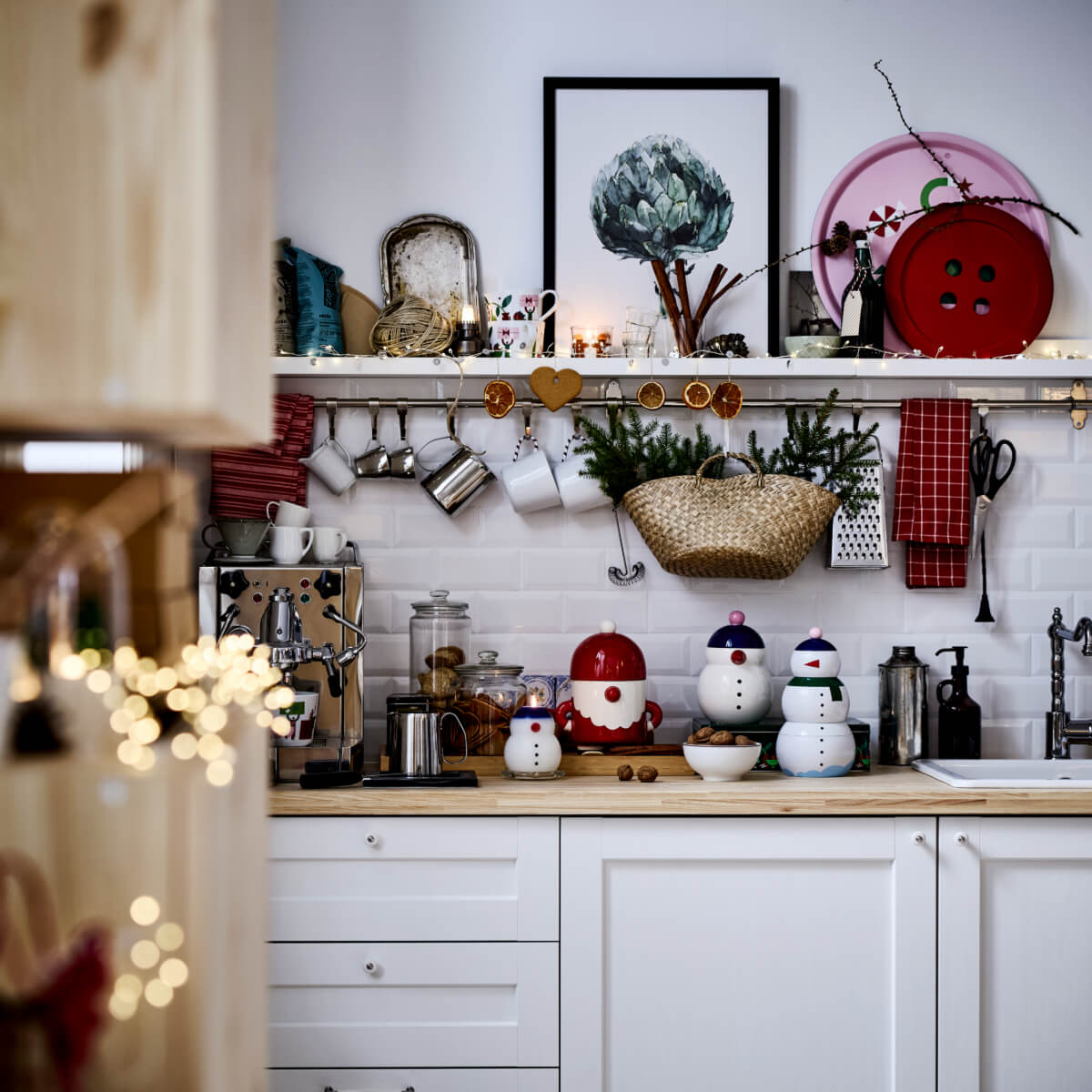 cuisine décoration IKEA pour Noël 2025