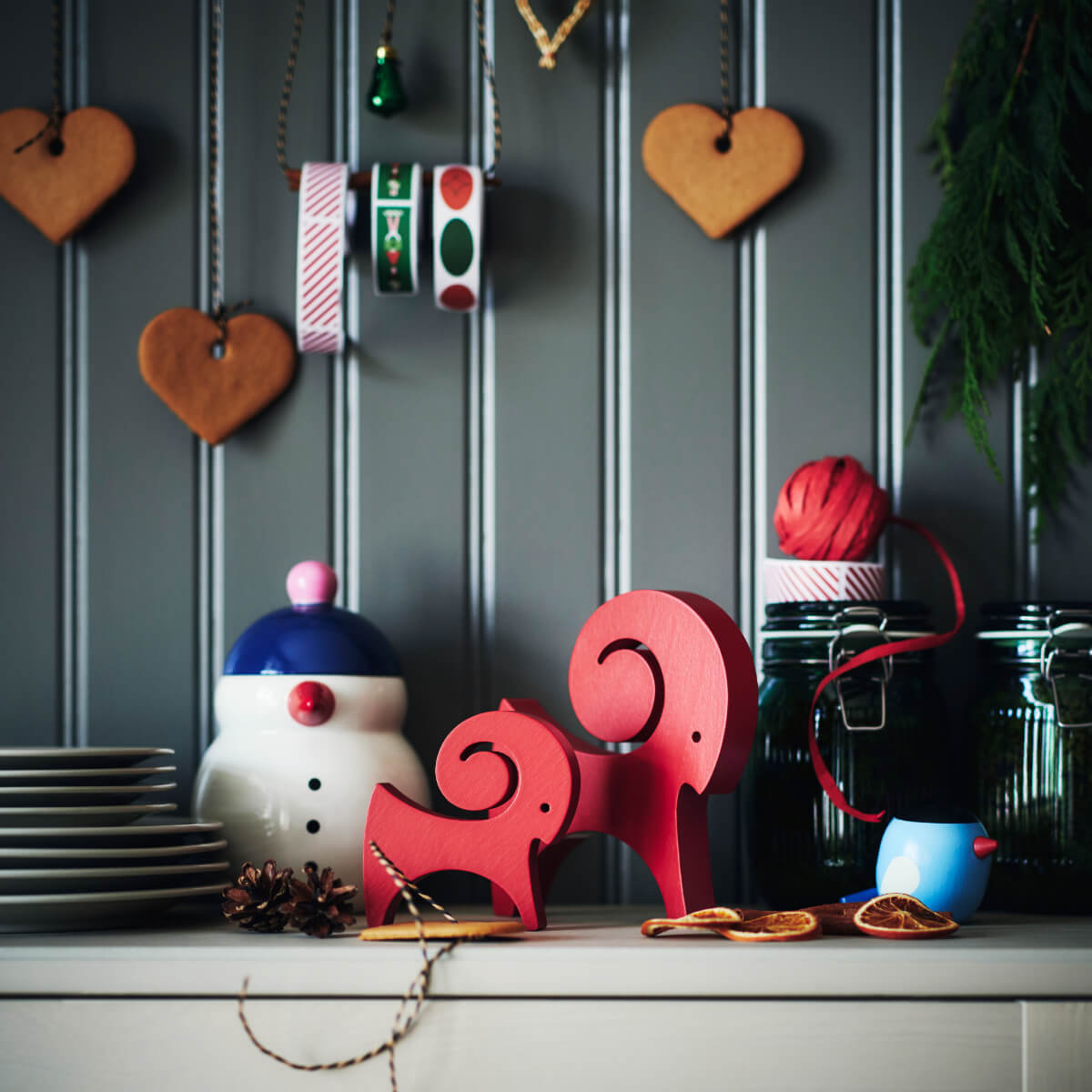 boite et objets décoration IKEA pour Noël 2025