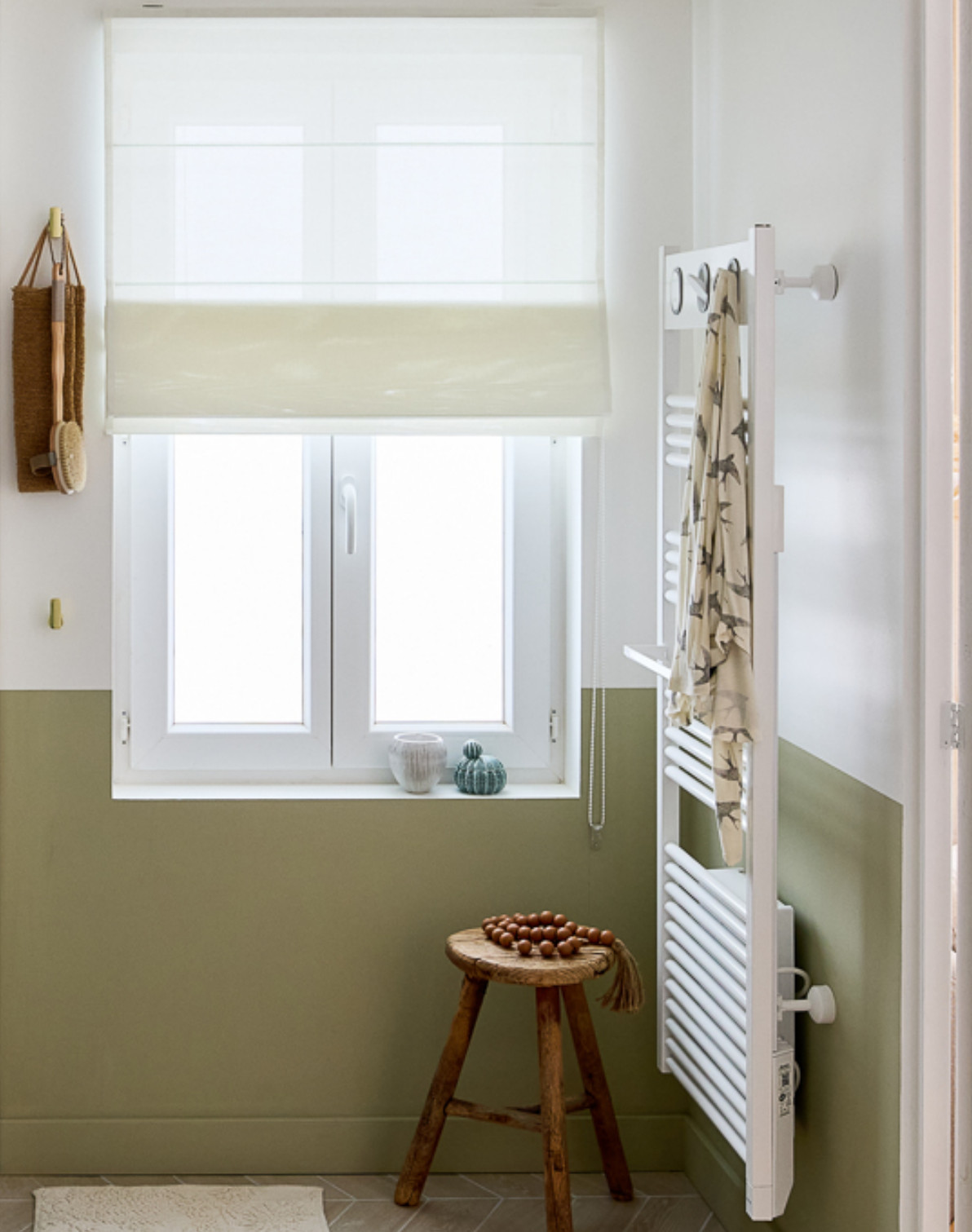 salle de bain Leroy Merlin blanche et verte salle de bain Leroy Merlin blanche et verte