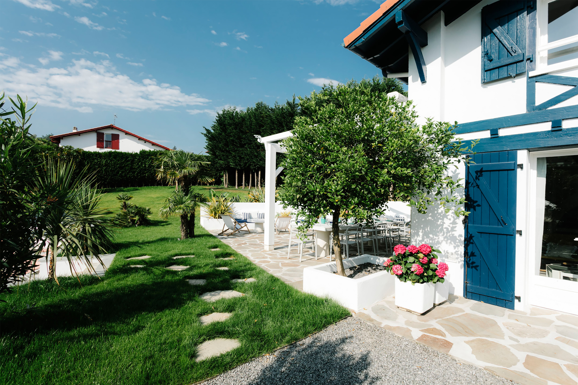maison basque avec piscine Maisons Domino Guéthary maison basque avec piscine Maisons Domino Guéthary