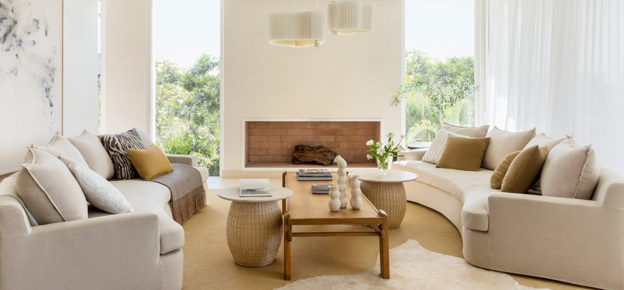salon décoration tons naturels maison contemporaine salon décoration tons naturels maison contemporaine