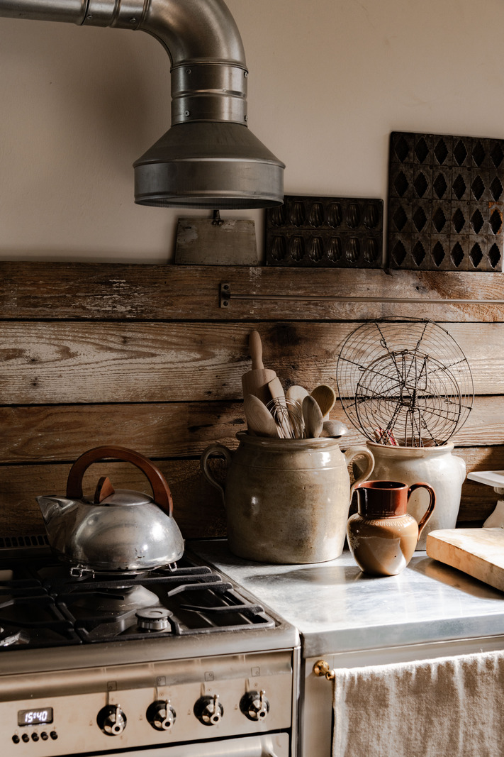 cuisine maison loft décoration vintage