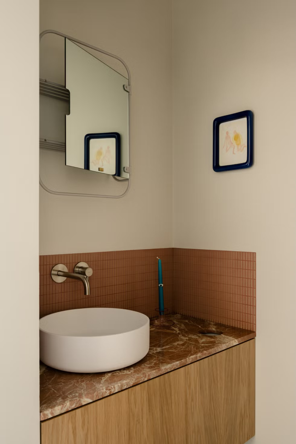salle de bain bois et marbre rouge salle de bain bois et marbre rouge