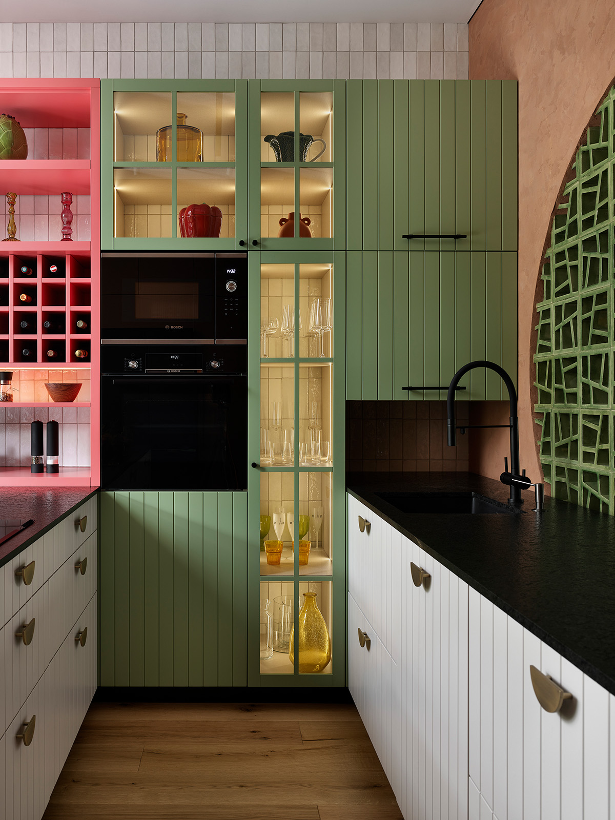 cuisine verte et rouge appartement design cuisine verte et rouge appartement design