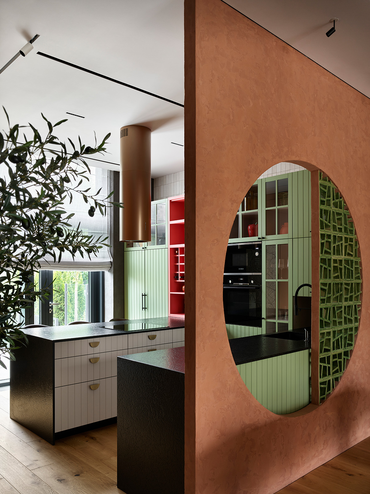 cuisine verte et rouge appartement design cuisine verte et rouge appartement design