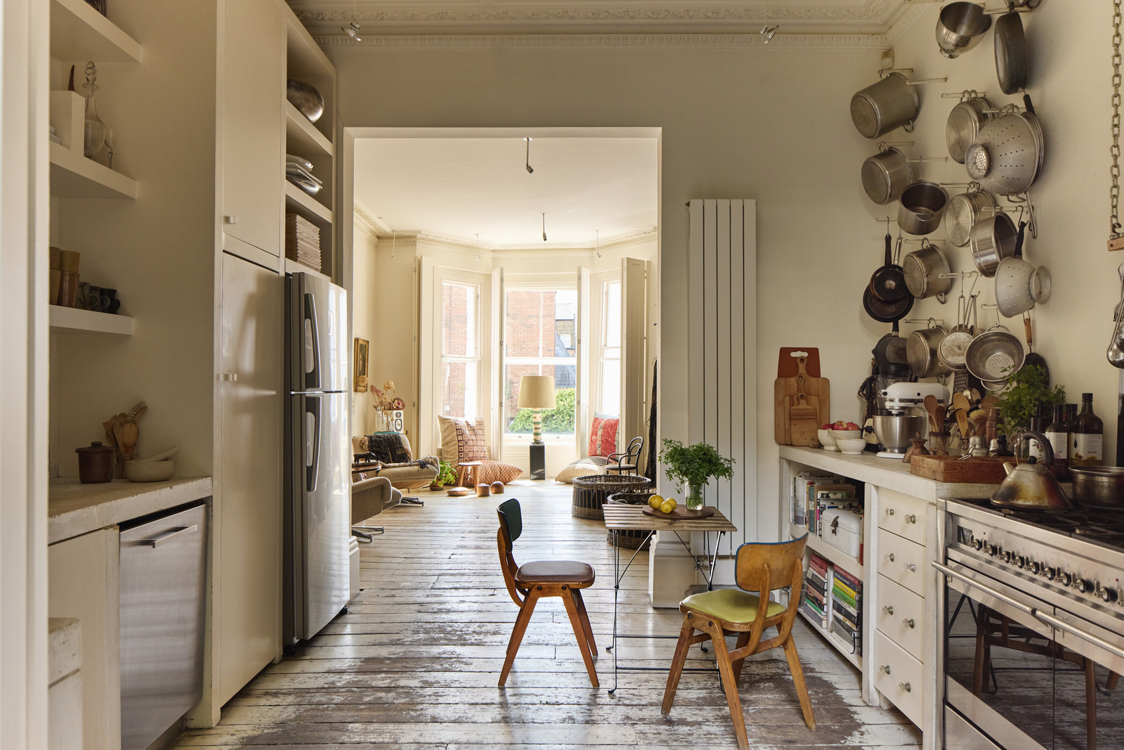 cuisine appartement Notting Hill décoration vintage cuisine appartement Notting Hill décoration vintage