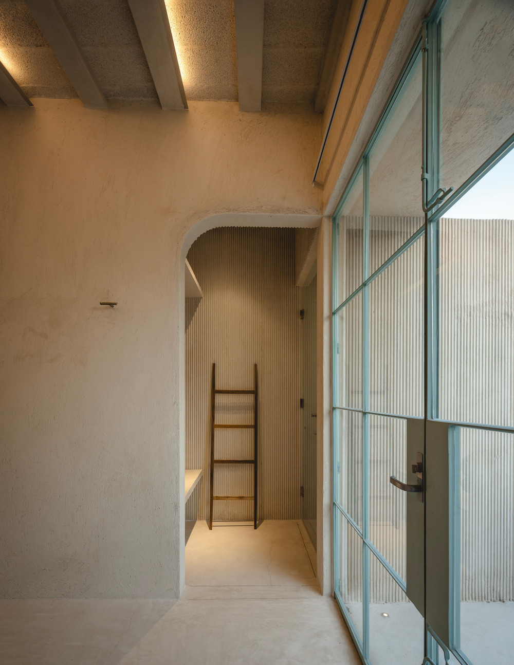 salle de bain maison ancienne Vistalcielo Merida Mexique