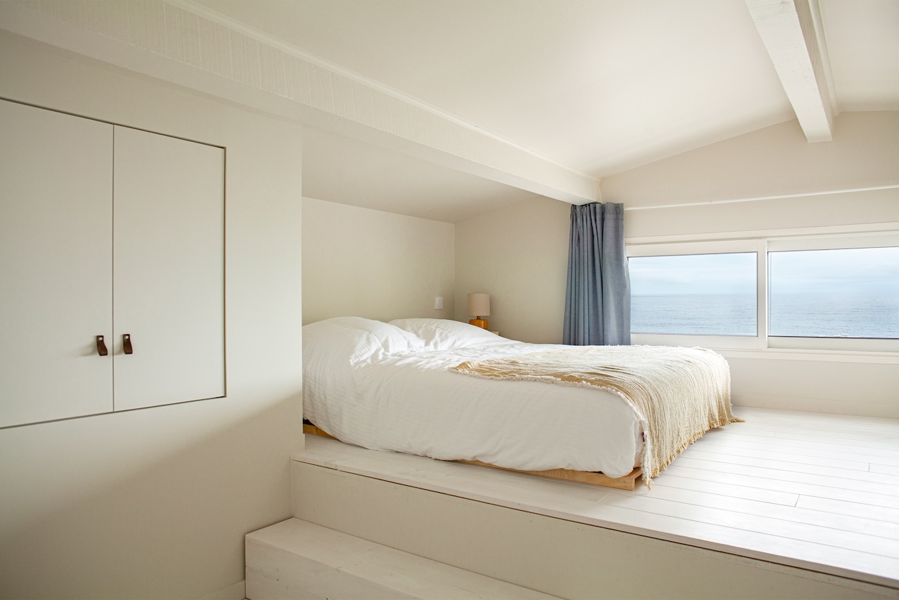 chambre en mezzanine maison bord de mer 46m2 Méditerranée chambre en mezzanine maison bord de mer 46m2 Méditerranée