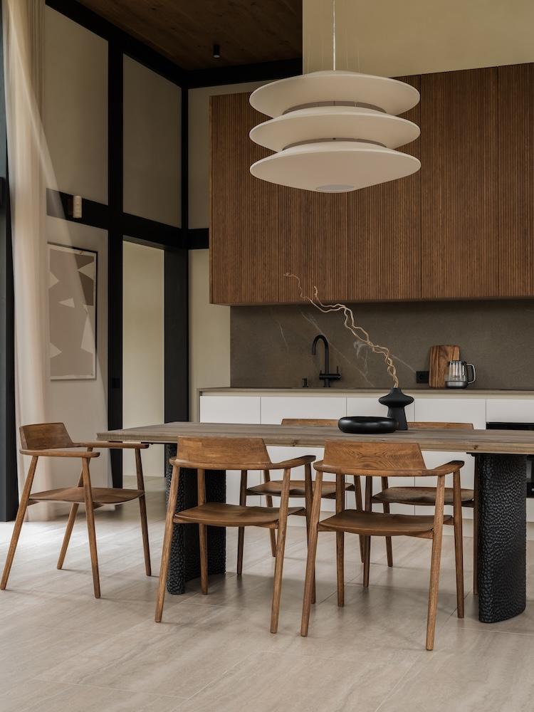 cuisine avec salle à manger décoration contemporaine