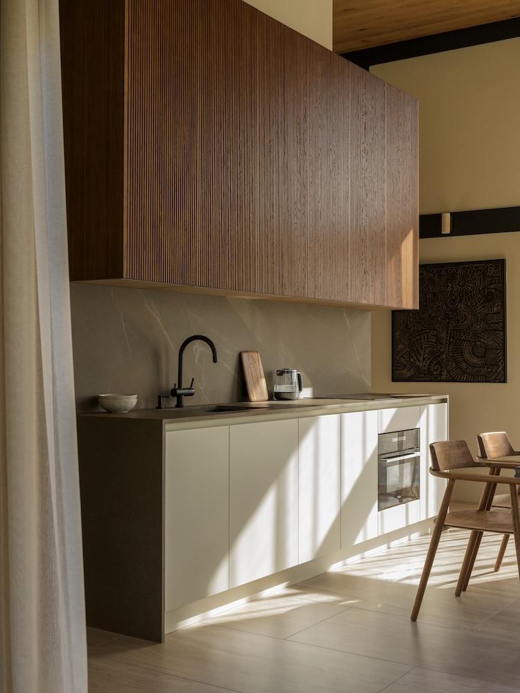 cuisine avec salle à manger décoration contemporaine