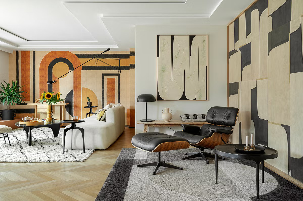 salon décoration contemporaine influences mid-century salon décoration contemporaine influences mid-century