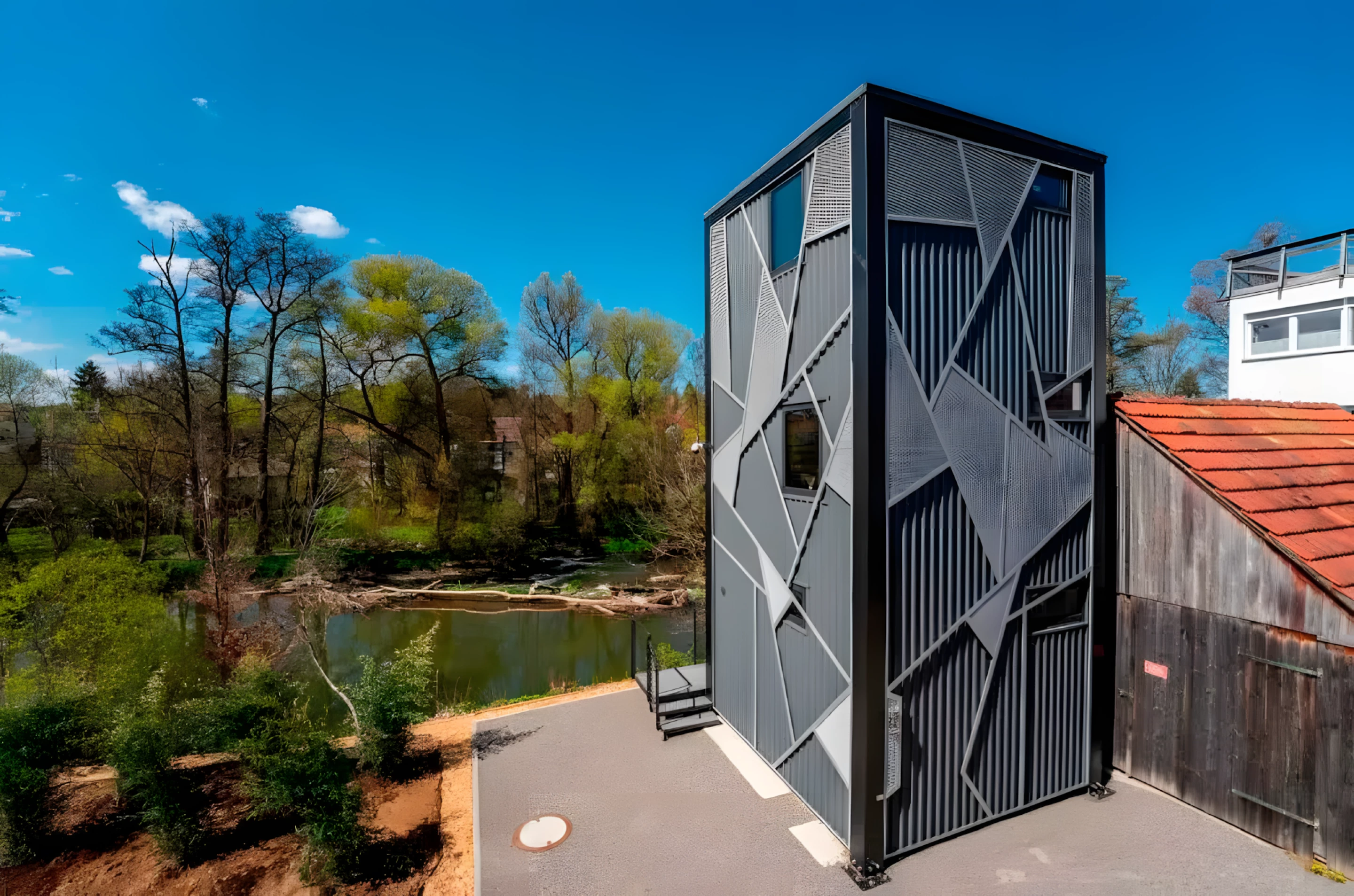 petite maison 50m2 sur trois niveaux DQ Tower