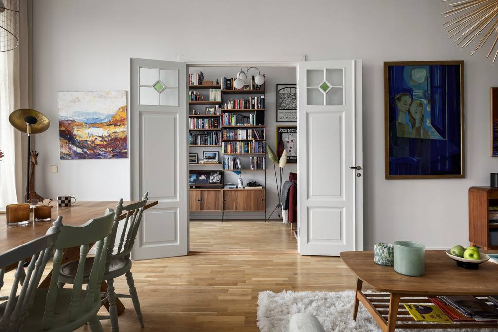 salle à manger et salon appartement 100m2 décoration scandinave