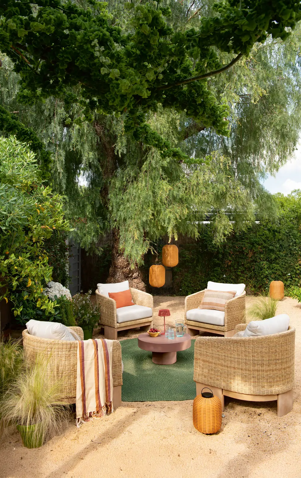 terrasse aménagée mobilier Kave Home terrasse aménagée mobilier Kave Home