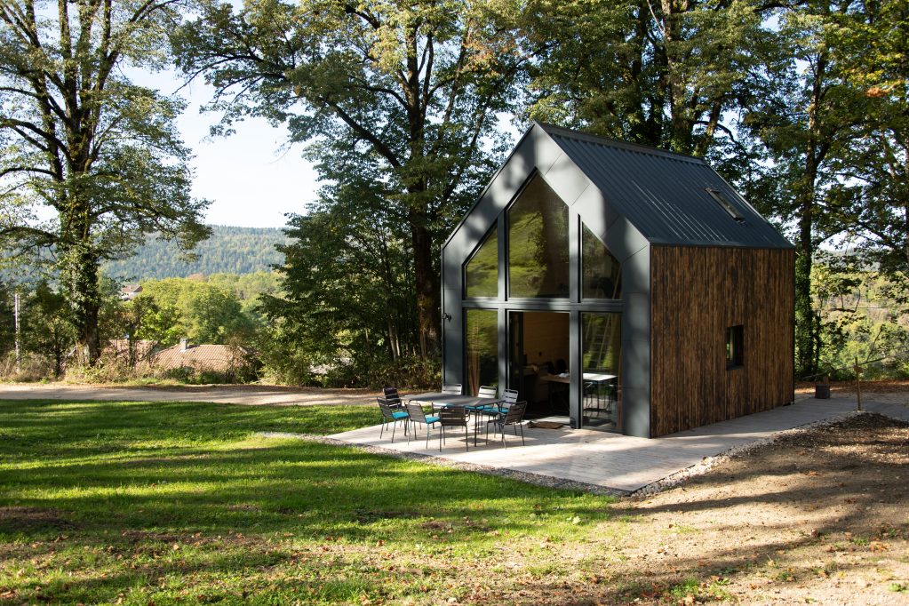 petite maison 40m2 préfabriquée en Alsace par ÜTE petite maison 40m2 préfabriquée en Alsace par ÜTE