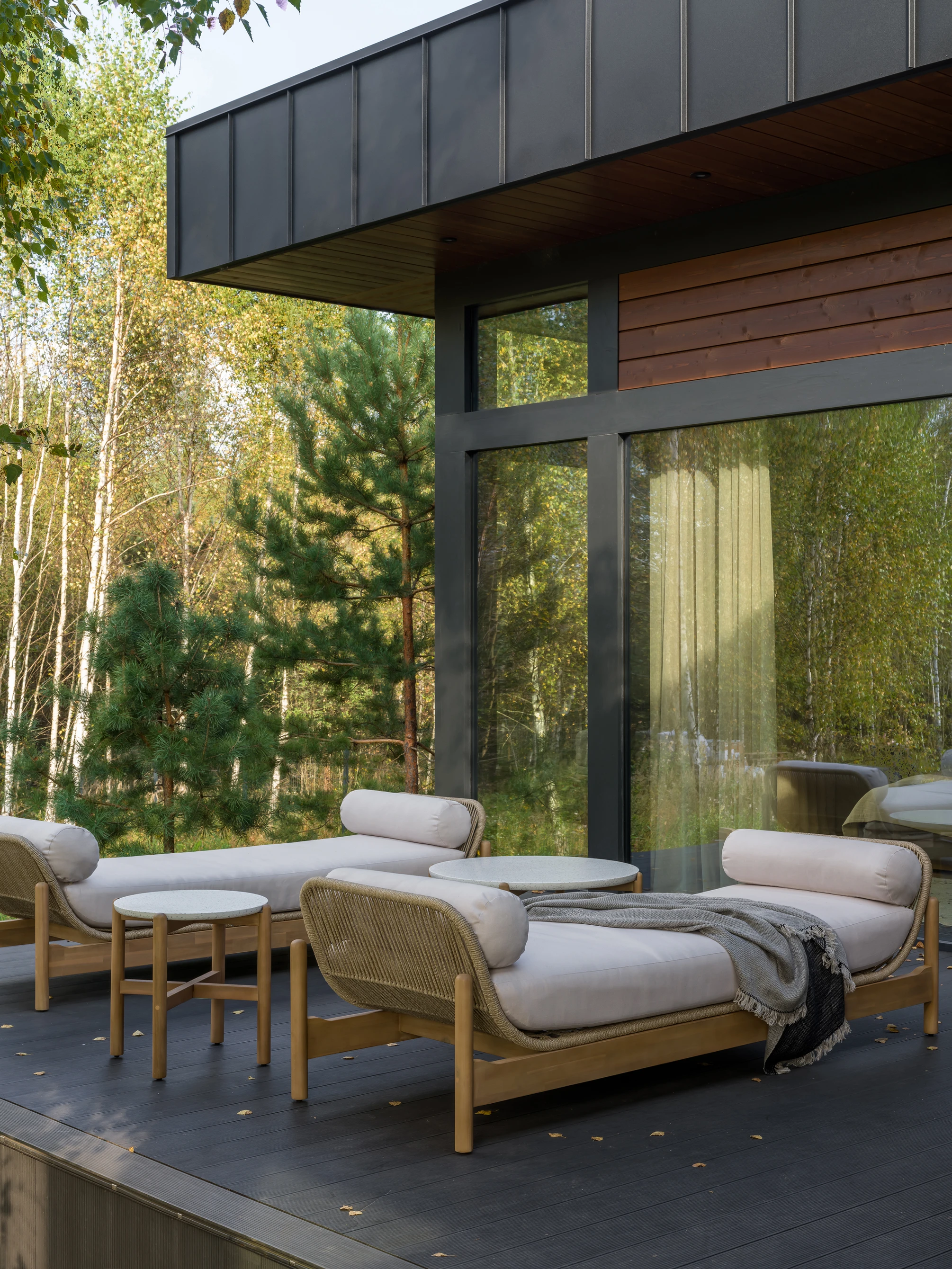 terrasse maison en bois