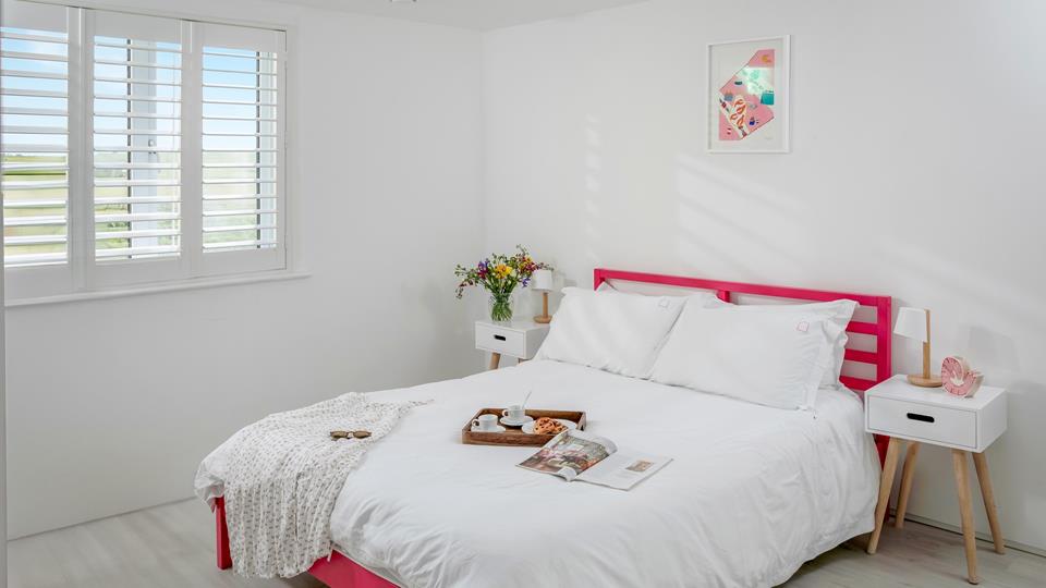 chambre décoration contemporaine The Pink House Cornouailles chambre décoration contemporaine The Pink House Cornouailles