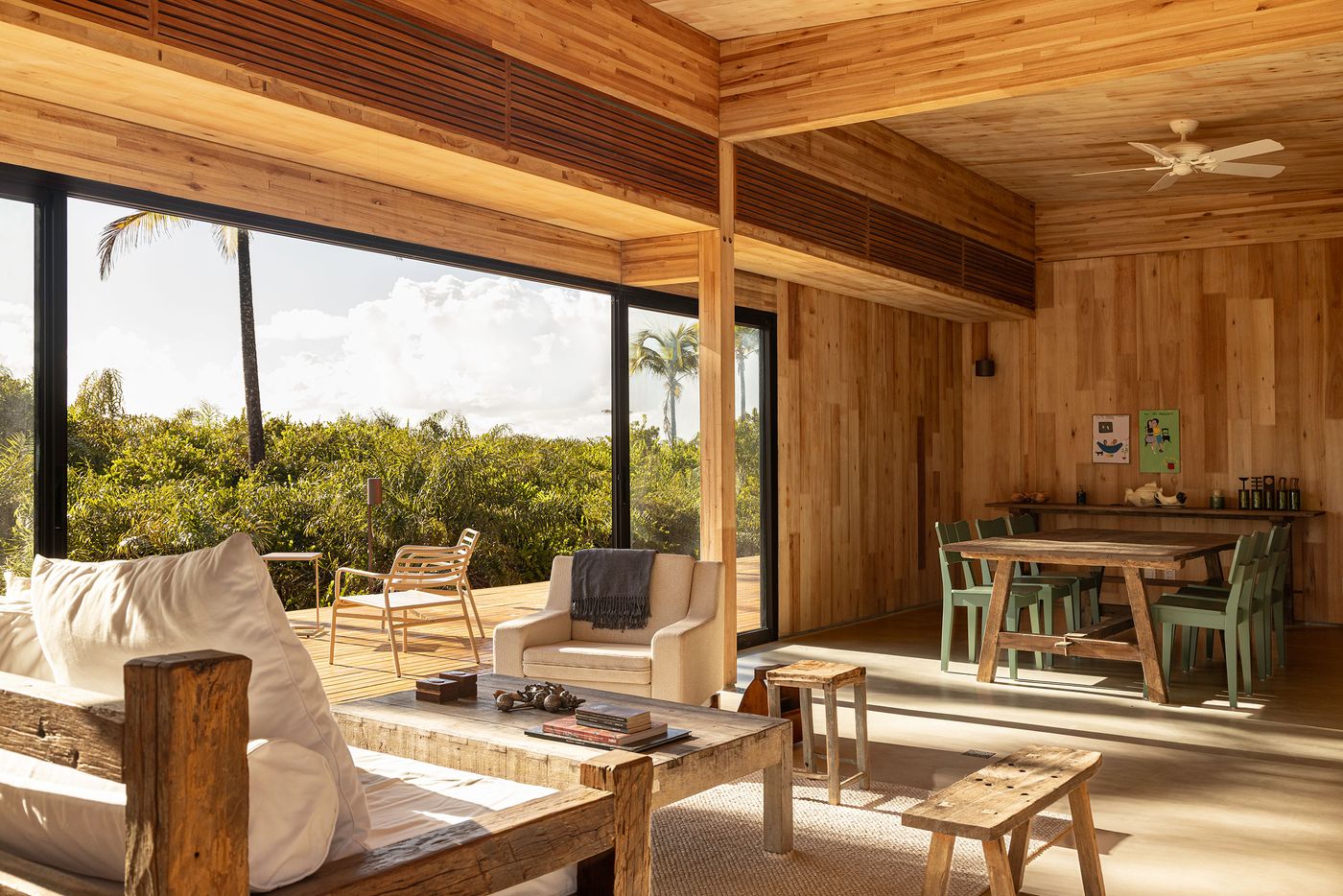 salon et salle à manger maison préfabriquée modulaire en bois Modular Bahia salon et salle à manger maison préfabriquée modulaire en bois Modular Bahia