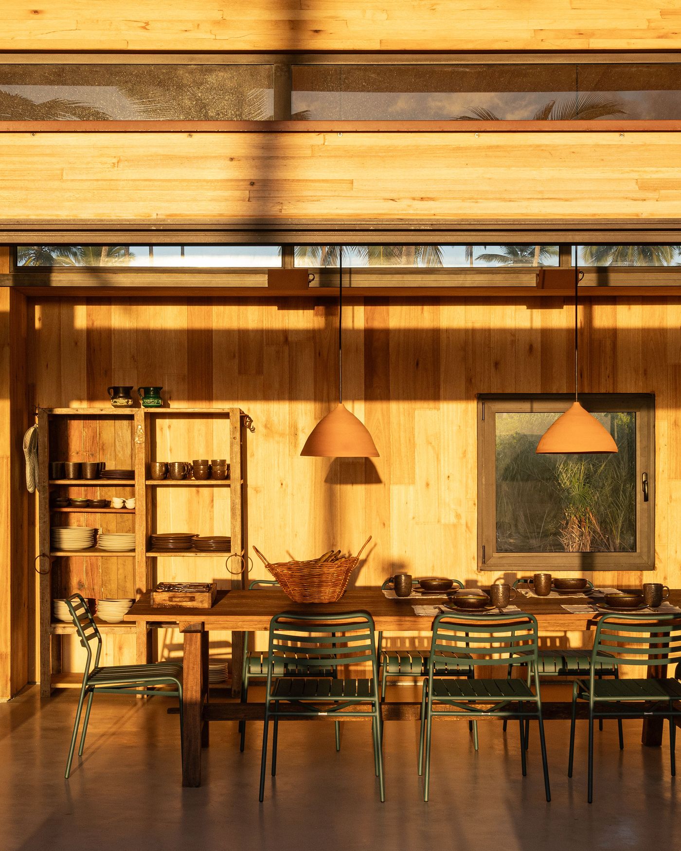 salle à manger avec baies vitrées maison contemporaine Modular Bahia salle à manger avec baies vitrées maison contemporaine Modular Bahia