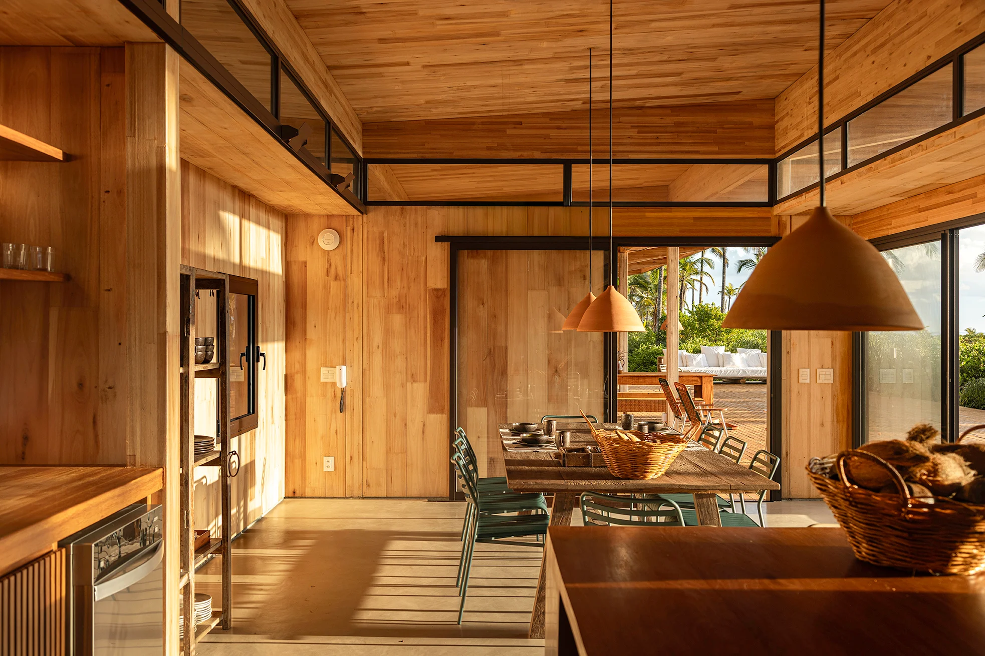 cuisine et salon maison préfabriquée modulaire en bois Modular Bahia cuisine et salon maison préfabriquée modulaire en bois Modular Bahia