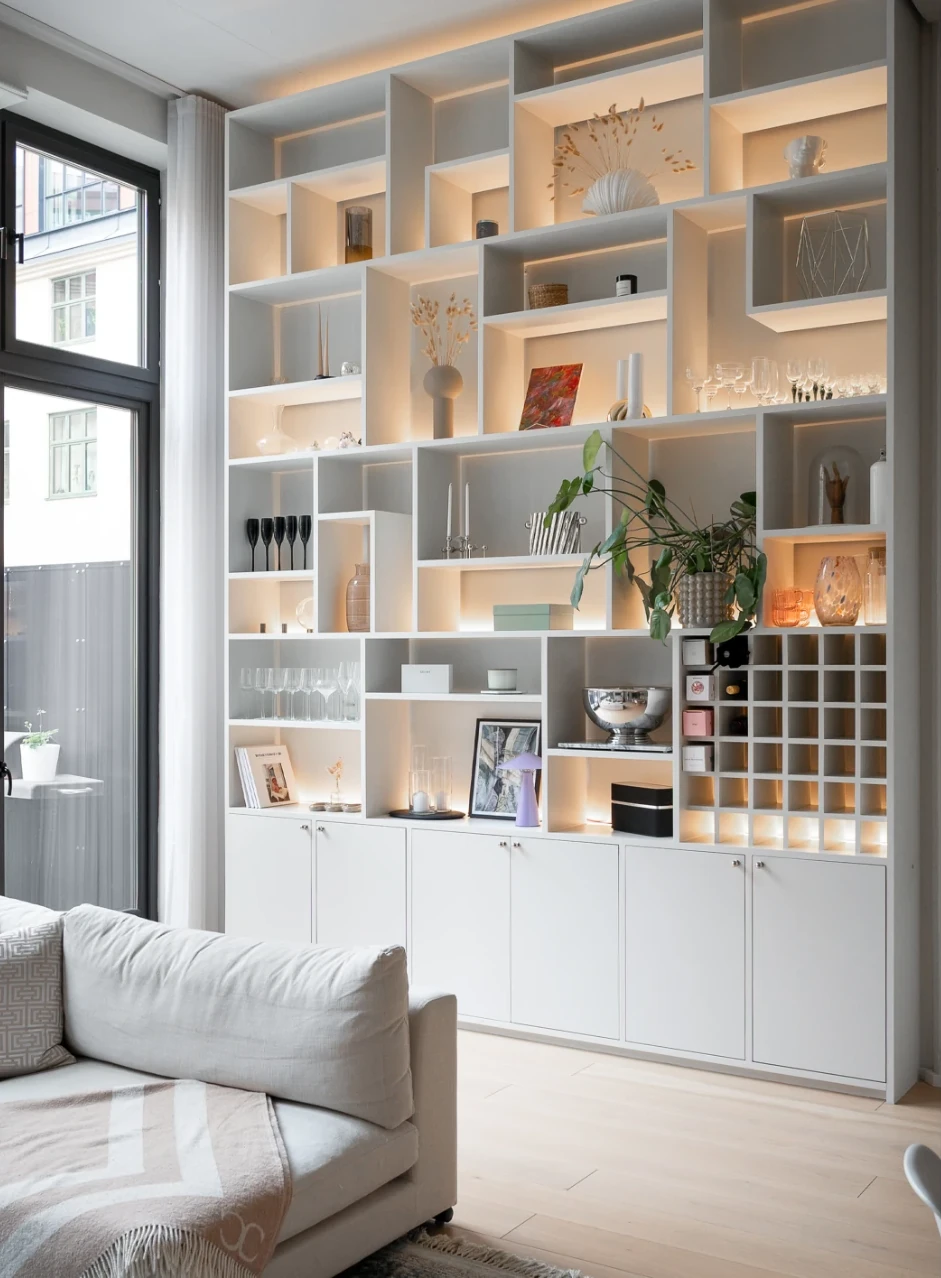 salon avec immense bibliothèque décoration scandinave salon avec immense bibliothèque décoration scandinave