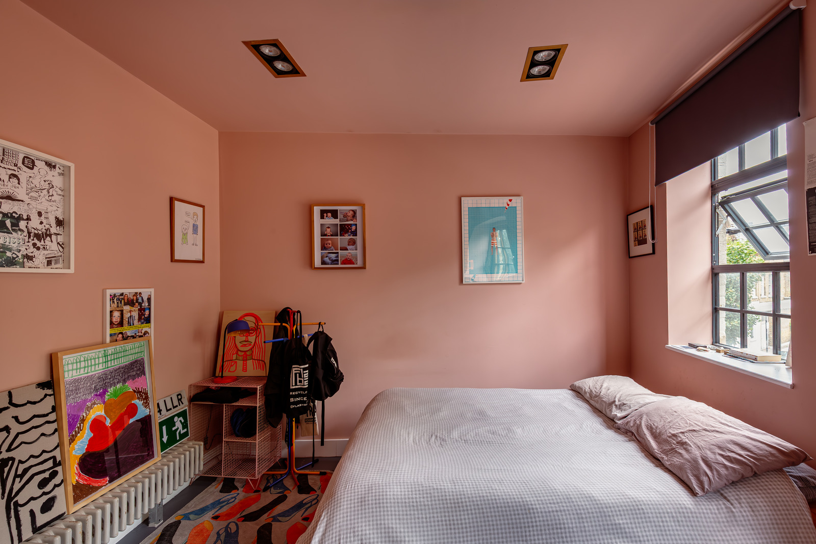 chambre rose maison Londres chambre rose maison Londres