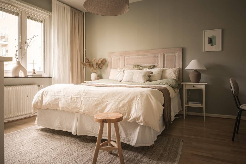 chambre décoration verte et beige chambre décoration verte et beige