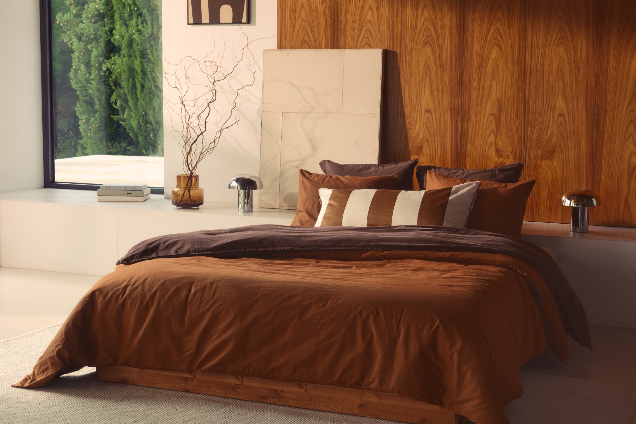 chambre aux couleurs d'automne