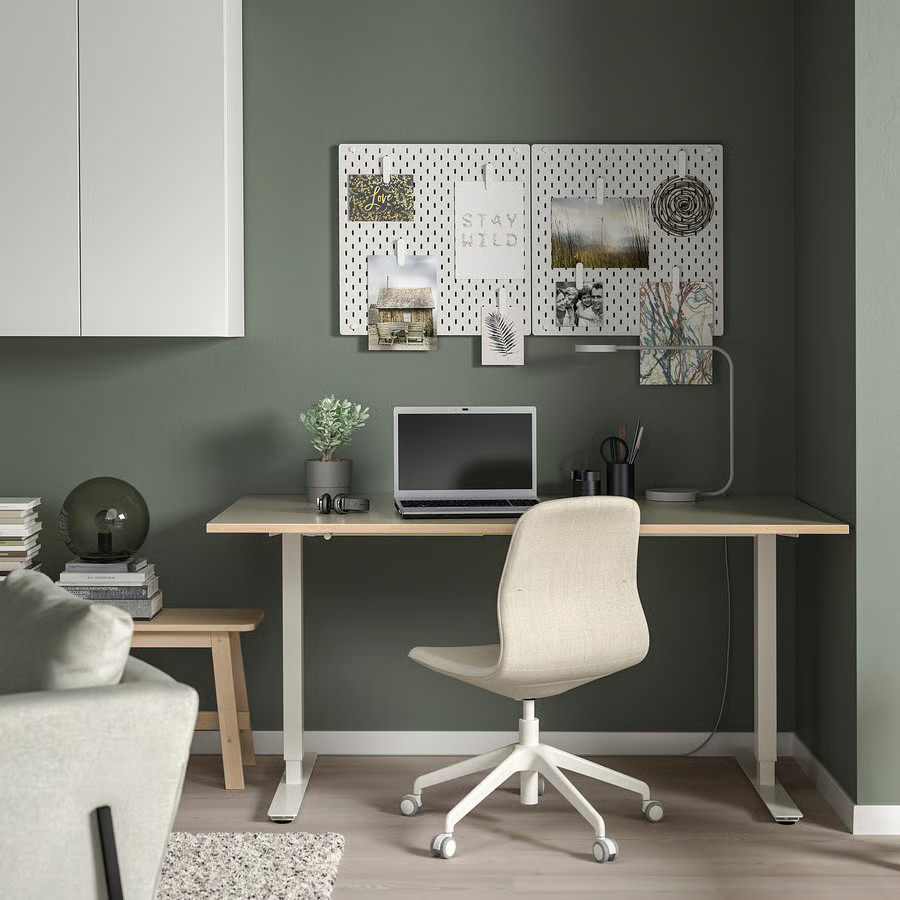 bureau design mur vert décoration scandinave bureau design mur vert décoration scandinave