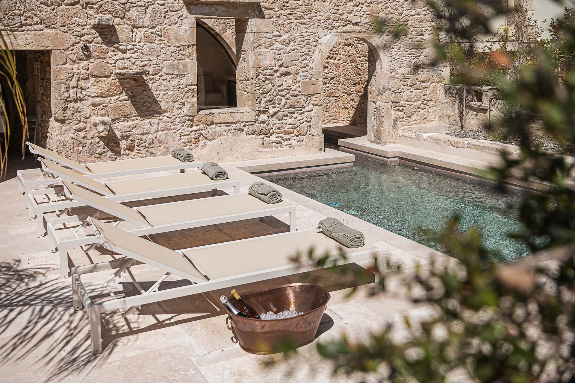 maison en pierres avec piscine en Crète Corte Interna maison en pierres avec piscine en Crète Corte Interna