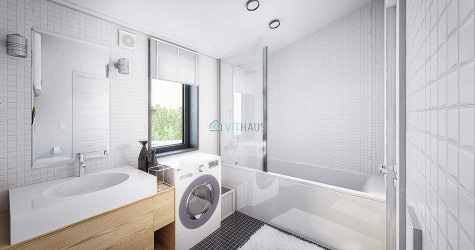 salle de bain blanche design KOSHAUS 53 par VITHAUS salle de bain blanche design KOSHAUS 53 par VITHAUS