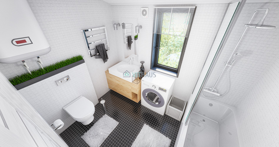 salle de bain blanche design KOSHAUS 53 par VITHAUS salle de bain blanche design KOSHAUS 53 par VITHAUS