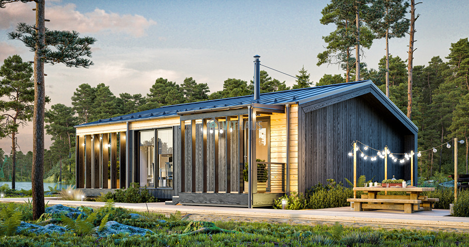 petite maison préfabriquée de 50m2 KOSHAUS VITHAUS petite maison préfabriquée de 50m2 KOSHAUS VITHAUS