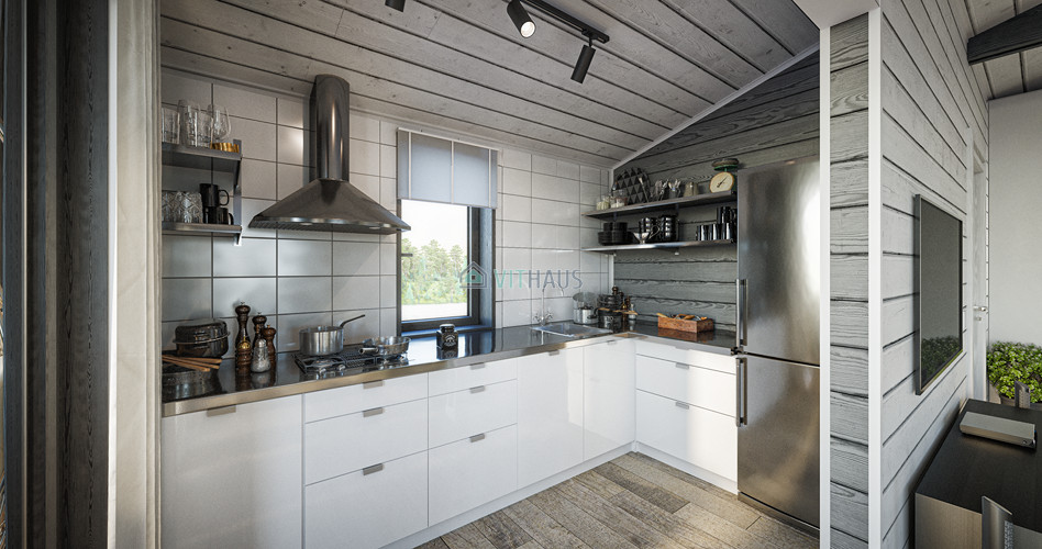 cuisine blanche design KOSHAUS 53 par VITHAUS cuisine blanche design KOSHAUS 53 par VITHAUS