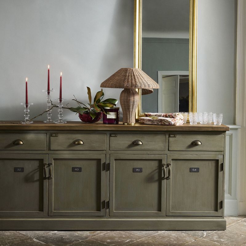 enfilade coloris vert collection Maisons du Monde La clé des champs automne 2025 enfilade coloris vert collection Maisons du Monde La clé des champs automne 2025