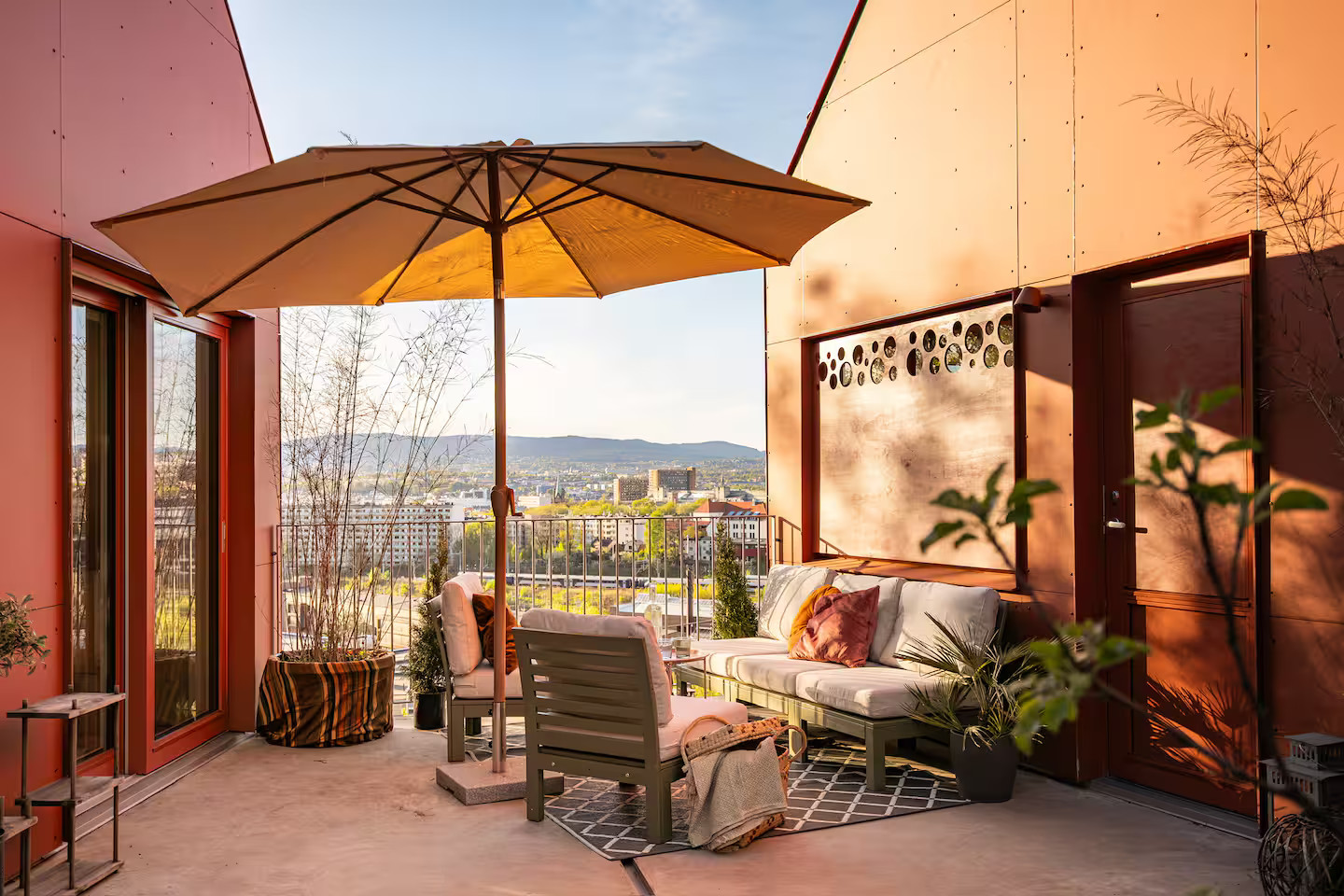 terrasse en plein ciel