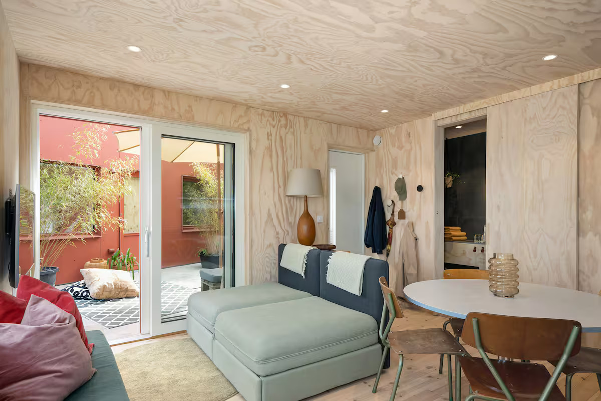 salon petite maison 40m2 sur le toit Oslo