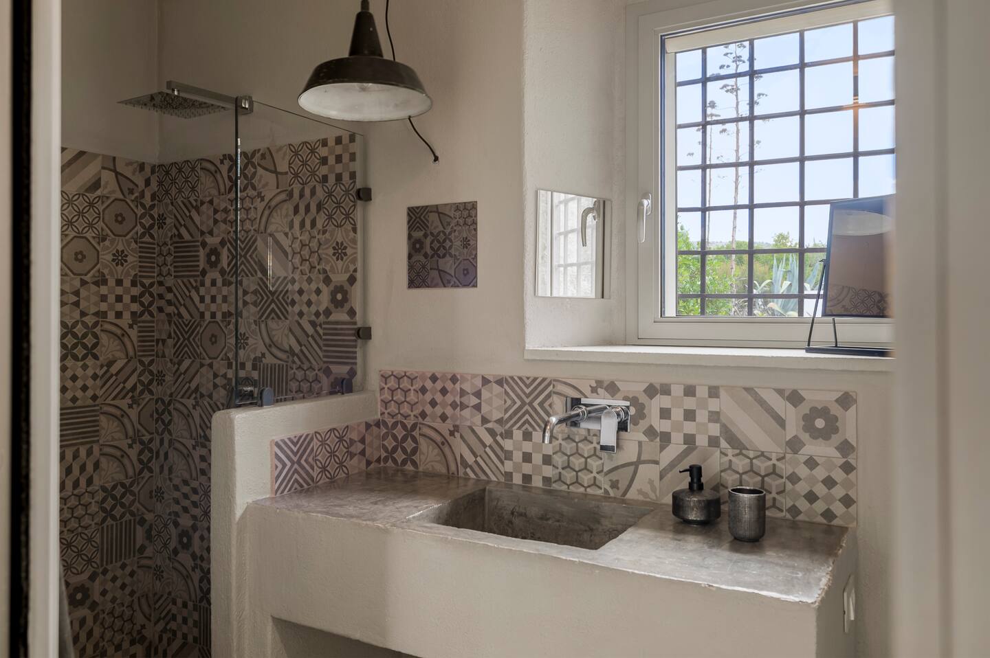 salle de bain rustique chic Le Casuzze Sicile salle de bain rustique chic Le Casuzze Sicile