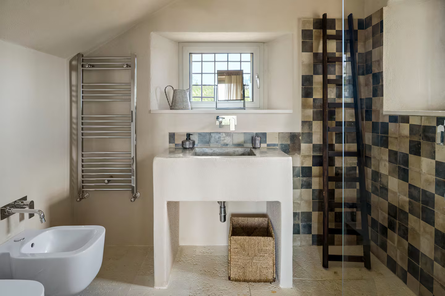 salle de bain rustique chic Le Casuzze Sicile salle de bain rustique chic Le Casuzze Sicile