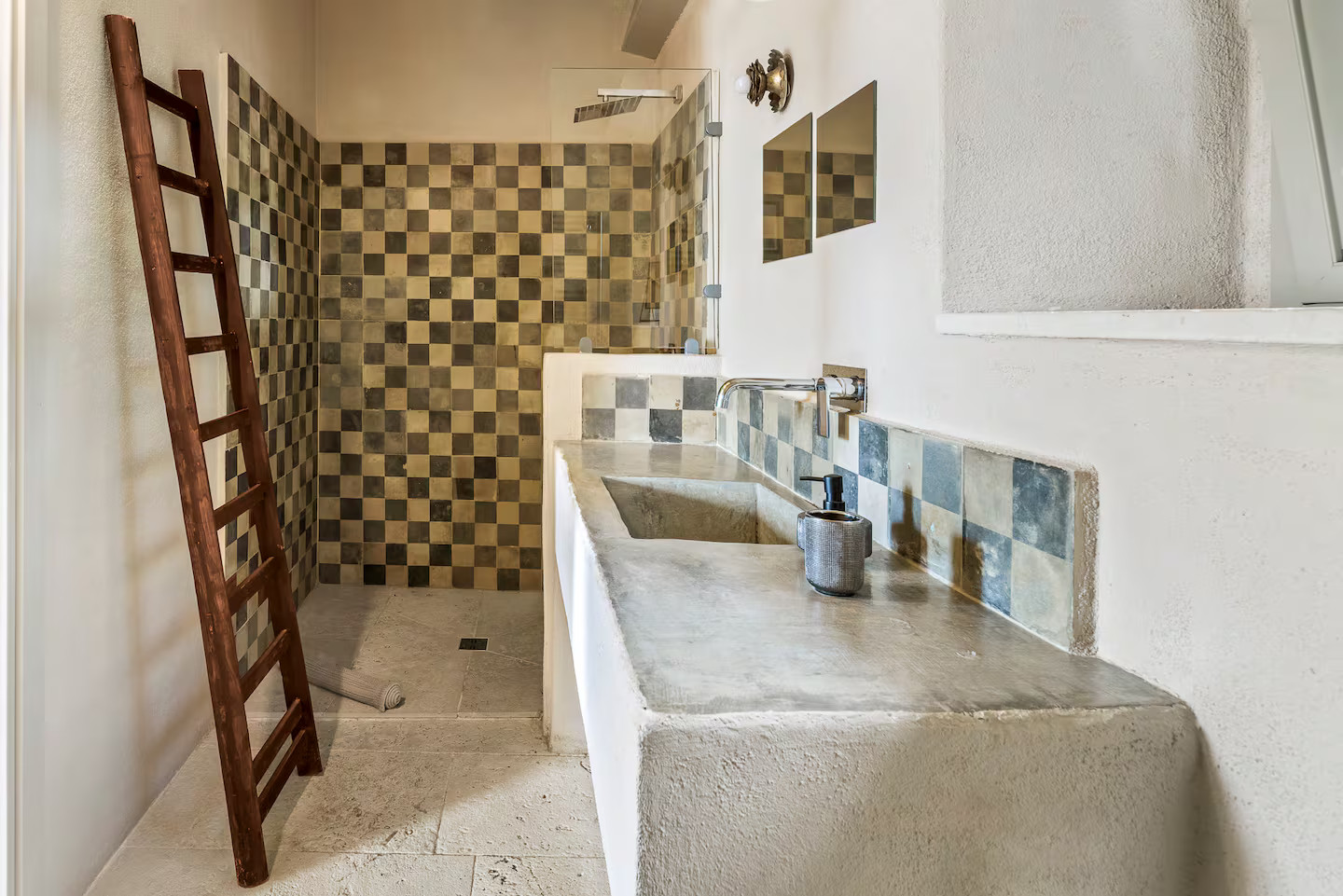 salle de bain rustique chic Le Casuzze Sicile salle de bain rustique chic Le Casuzze Sicile