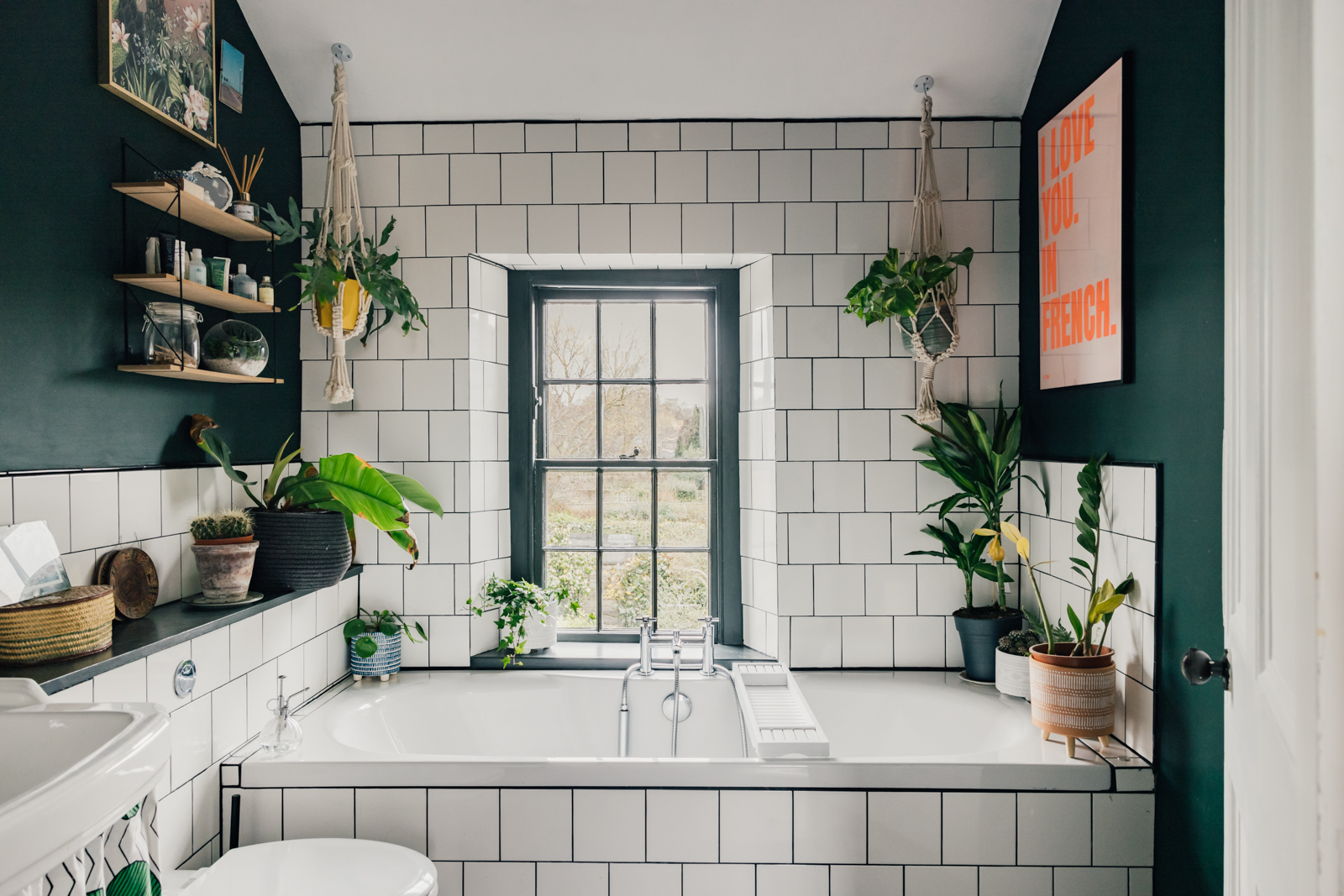 salle de bain verte et blanche salle de bain verte et blanche