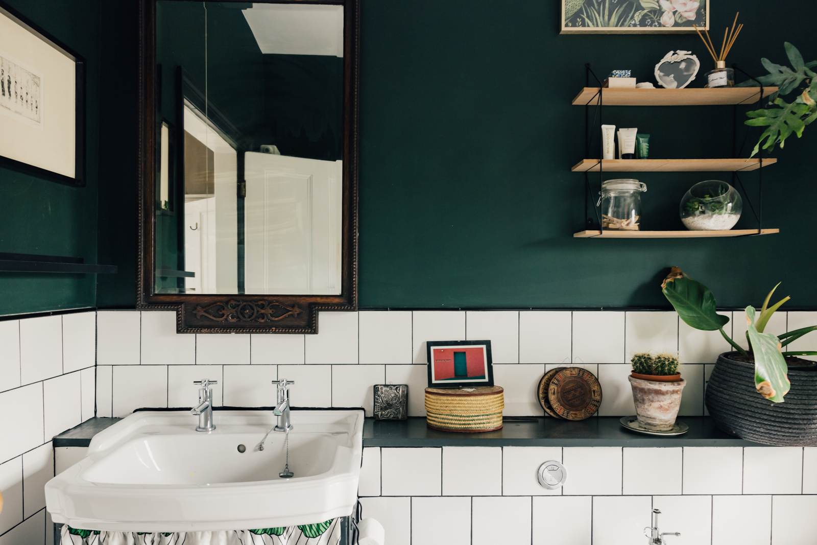 salle de bain verte et blanche style rétro salle de bain verte et blanche style rétro