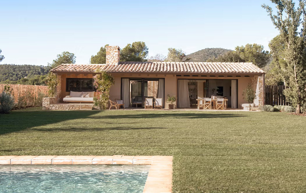 maison en pierres décoration contemporaine
